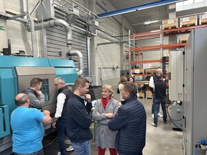 Sager + Mack gewährte höchst interessante Einblicke in die Produktion.
