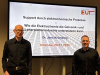 Referent Dr. Jens Krümberg (li), BG-Leiter Mathias Fritz